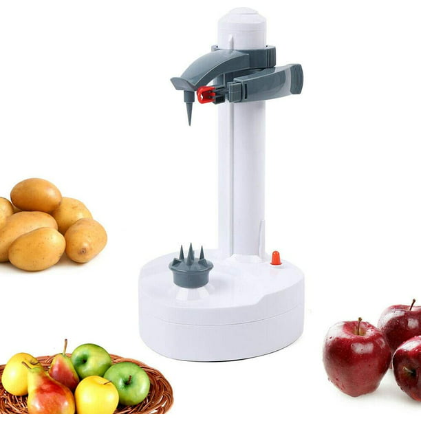 Electric Automatic Potato Peeler Vegetable Pear Apple Orange Fruit Peeling USA